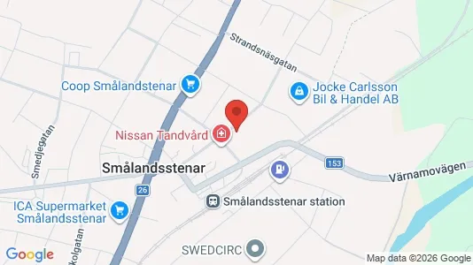 Apartments for rent i Gislaved - kort over placeringen