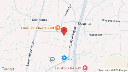 Rooms for rent i Karlskoga - kort over placeringen