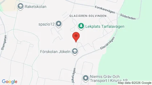 Apartments for rent i Kiruna - kort over placeringen