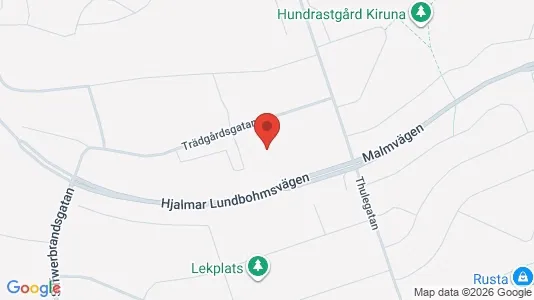 Apartments for rent i Kiruna - kort over placeringen
