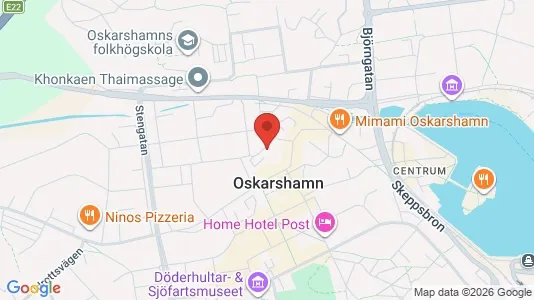 Apartments for rent i Oskarshamn - kort over placeringen