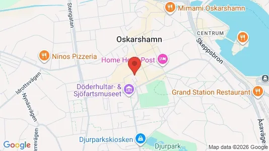 Apartments for rent i Oskarshamn - kort over placeringen