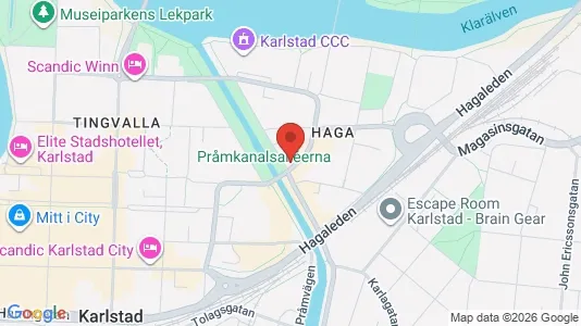Apartments for rent i Karlstad - kort over placeringen