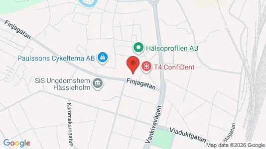 Apartments for rent i Hässleholm - kort over placeringen