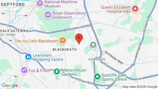 Apartments for rent i London SE3 - kort over placeringen