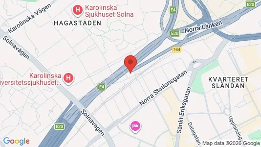 Apartments for rent i Vasastan - kort over placeringen