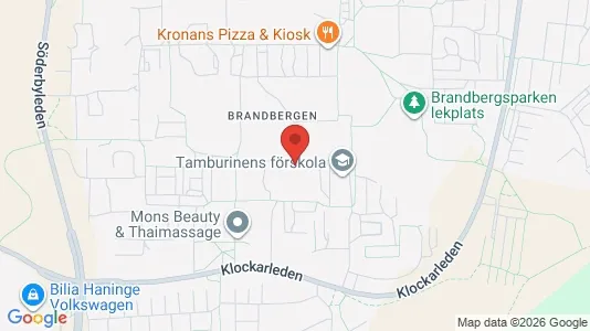 Apartments for rent i Haninge - kort over placeringen
