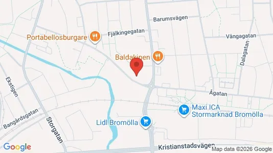 Apartments for rent i Bromölla - kort over placeringen