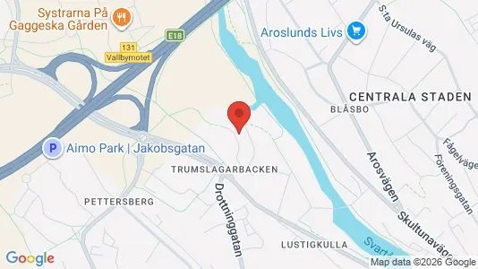 Apartments for rent i Västerås - kort over placeringen