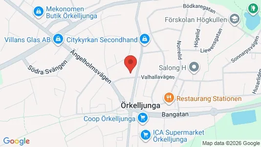 Apartments for rent i Örkelljunga - kort over placeringen