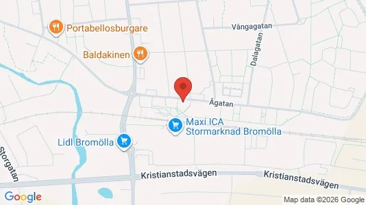 Apartments for rent i Bromölla - kort over placeringen