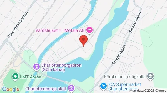 Apartments for rent i Motala - kort over placeringen