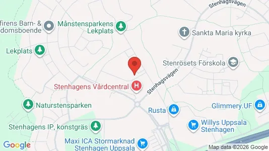 Apartments for rent i Uppsala - kort over placeringen