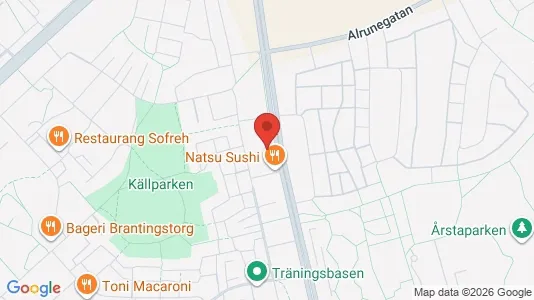 Apartments for rent i Uppsala - kort over placeringen