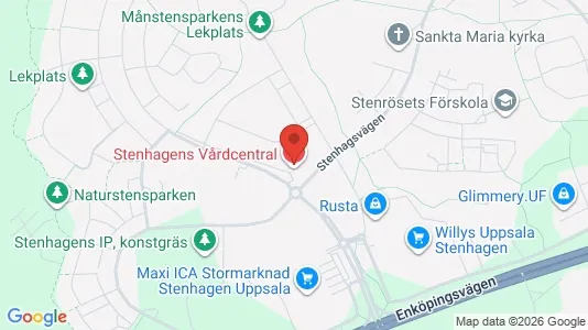 Apartments for rent i Uppsala - kort over placeringen