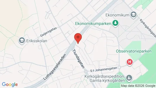 Apartments for rent i Uppsala - kort over placeringen