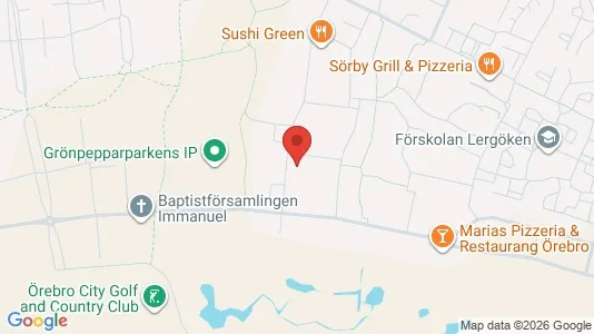 Apartments for rent i Örebro - kort over placeringen