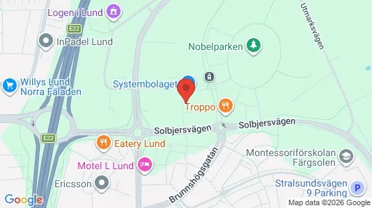 Apartments for rent i Lund - kort over placeringen