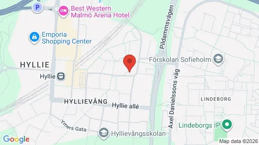Apartments for rent i Hyllie - kort over placeringen