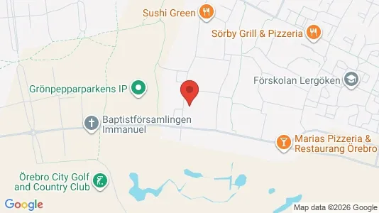 Apartments for rent i Örebro - kort over placeringen