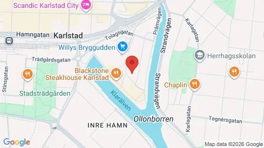 Apartments for rent i Karlstad - kort over placeringen