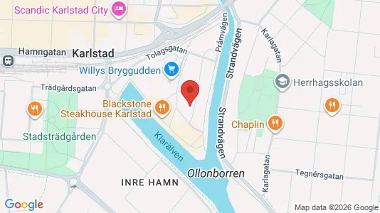 Apartments for rent i Karlstad - kort over placeringen
