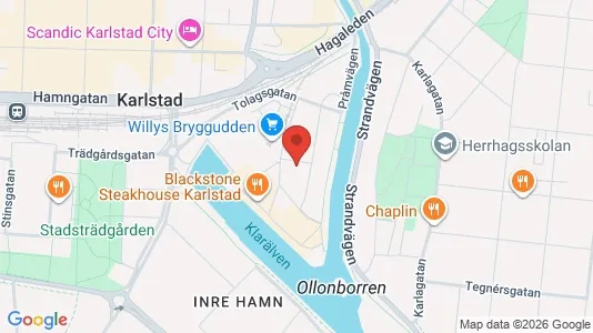 Apartments for rent i Karlstad - kort over placeringen