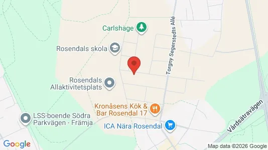 Apartments for rent i Varberg - kort over placeringen