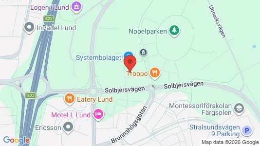 Apartments for rent i Lund - kort over placeringen