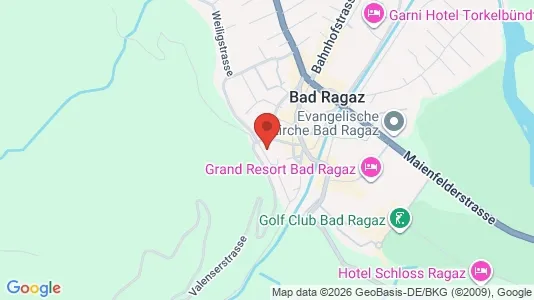 Apartments for rent i Sarganserland - kort over placeringen