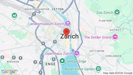 Apartments for rent i Zürich District 1 - Altstadt - kort over placeringen