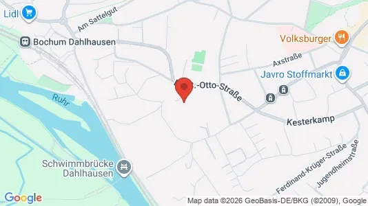 Apartments for rent i Bochum - kort over placeringen