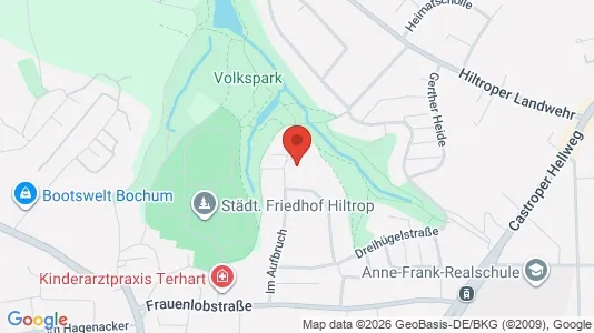 Apartments for rent i Bochum - kort over placeringen