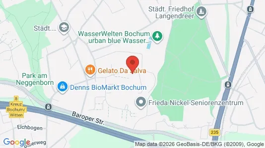 Apartments for rent i Bochum - kort over placeringen