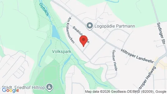 Apartments for rent i Bochum - kort over placeringen