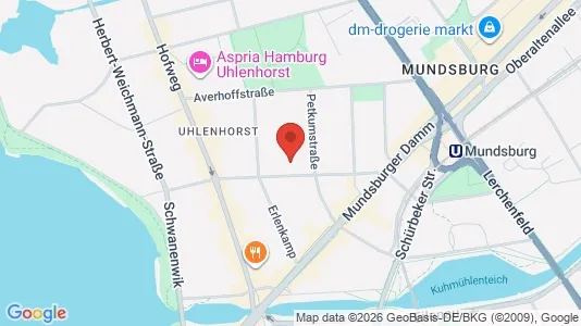 Apartments for rent i Hamburg Nord - kort over placeringen