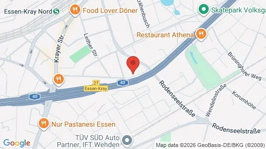 Apartments for rent i Essen - kort over placeringen
