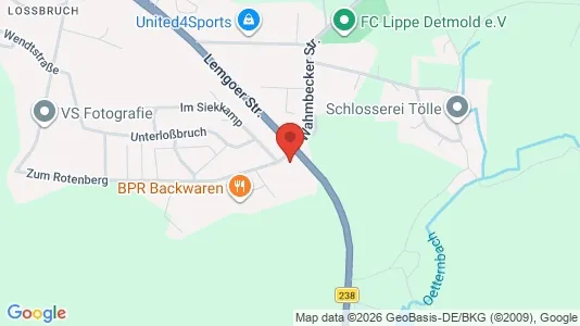 Apartments for rent i Lippe - kort over placeringen