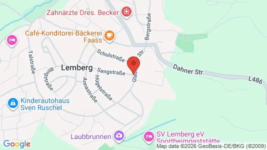 Apartments for rent i Südwestpfalz - kort over placeringen