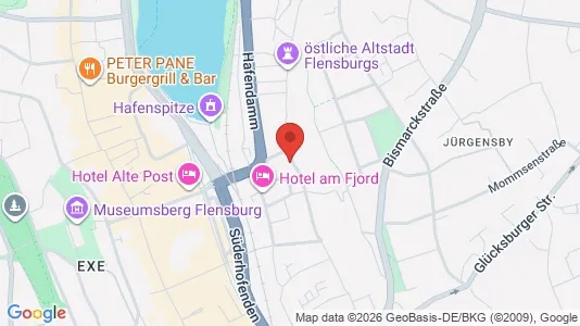 Apartments for rent i Flensburg - kort over placeringen