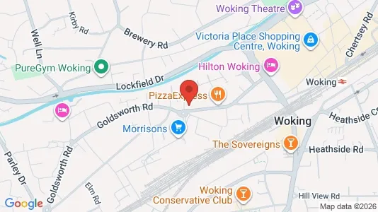 Apartments for rent i Woking - Surrey - kort over placeringen
