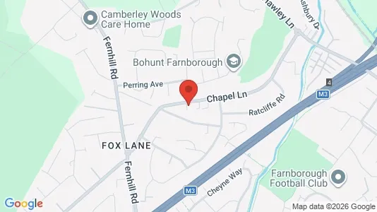 Apartments for rent i Farnborough - Hampshire - kort over placeringen