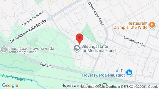 Apartments for rent i Bautzen - kort over placeringen
