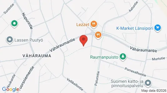 Apartments for rent i Pori - kort over placeringen