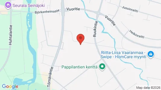 Apartments for rent i Seinäjoki - kort over placeringen