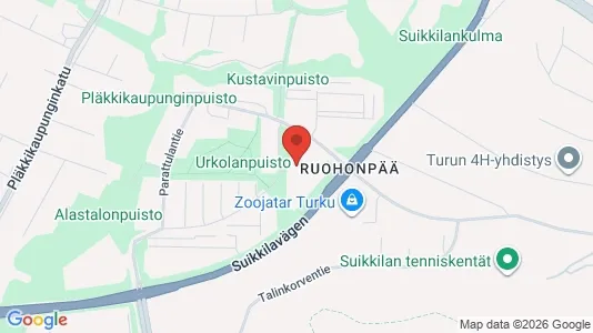 Apartments for rent i Turku - kort over placeringen