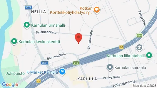 Apartments for rent i Kotka - kort over placeringen