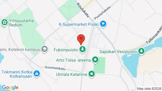 Apartments for rent i Kotka - kort over placeringen