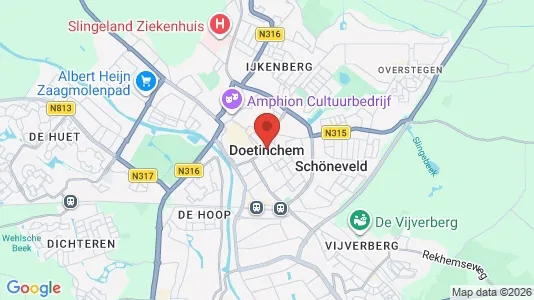 Apartments for rent i Doetinchem - kort over placeringen