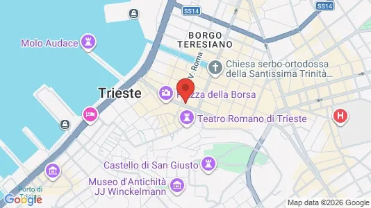 Apartments for rent i Trieste - kort over placeringen